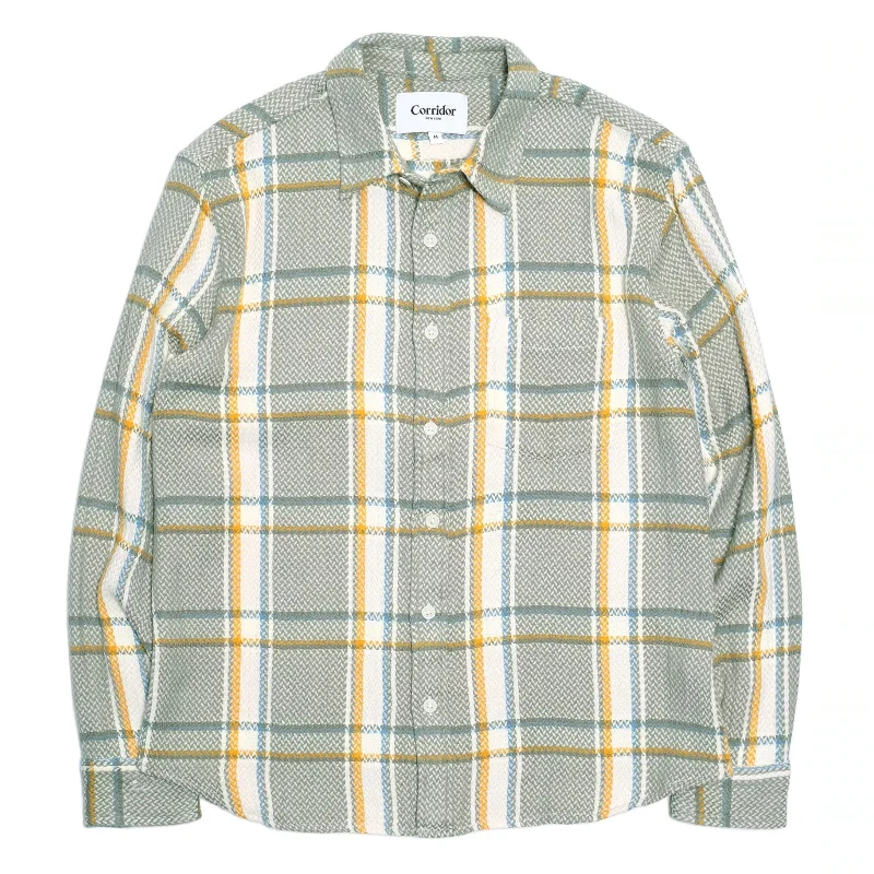 Acid Plaid Long Sleeve (Green)