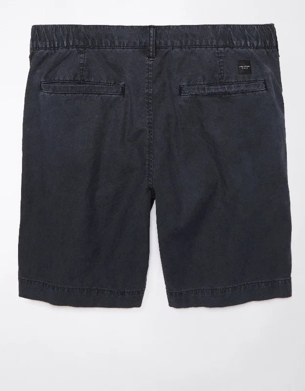 AE Flex 9"" Weekend Linen-Blend Short