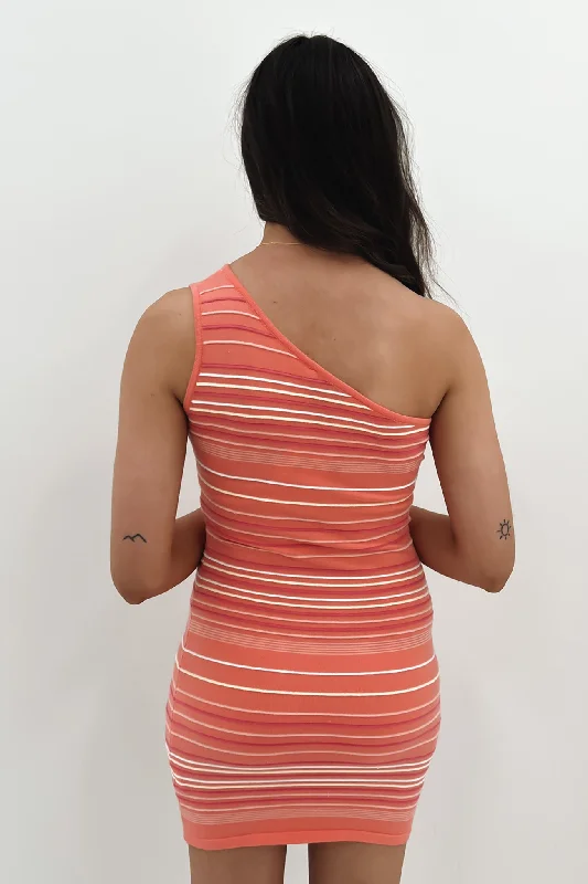 Alita Mini Dress Coral