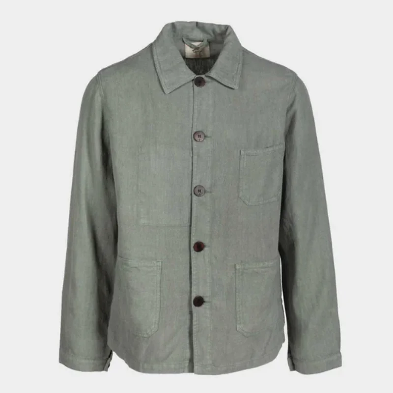 Baptista Linen Worker Jacket (Seagrass Linen)