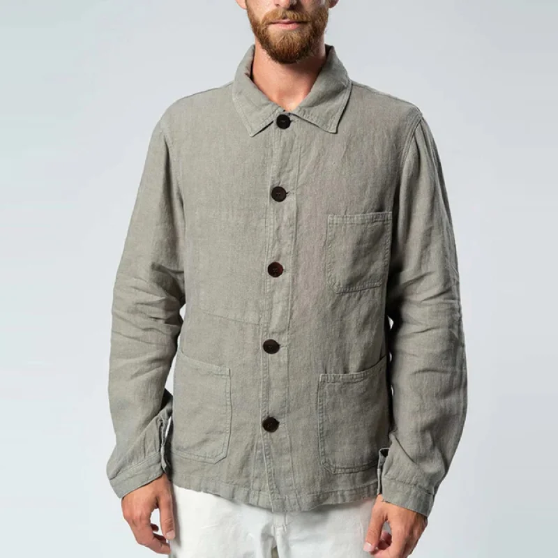 Baptista Linen Worker Jacket (Seagrass Linen)