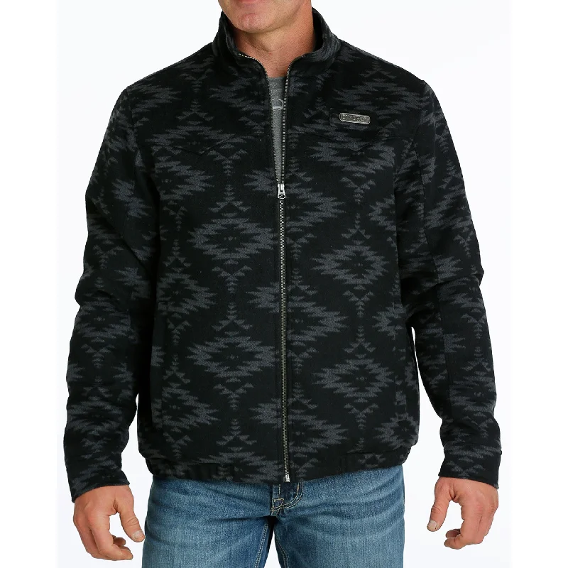 Cinch Men's Black Aztec Wool CC Jacket