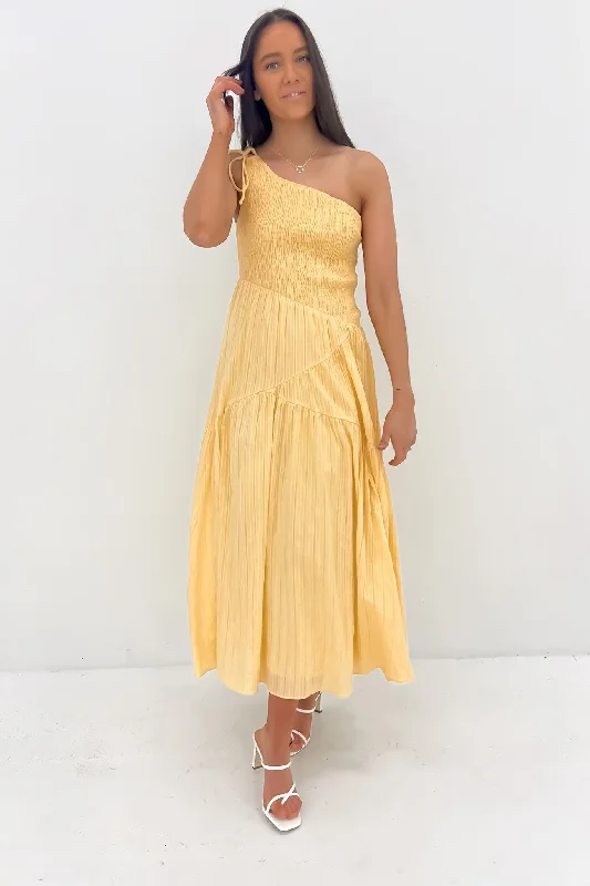 Braelyn Midi Dress Yellow