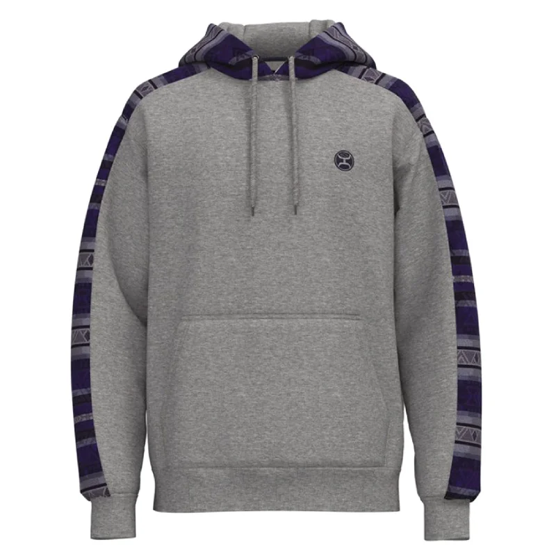 Hooey Men's Canyon Grey Aztec Hoodie