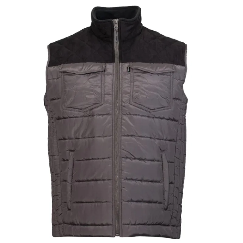 Hooey Men's Charcoal Grey Packable Vest