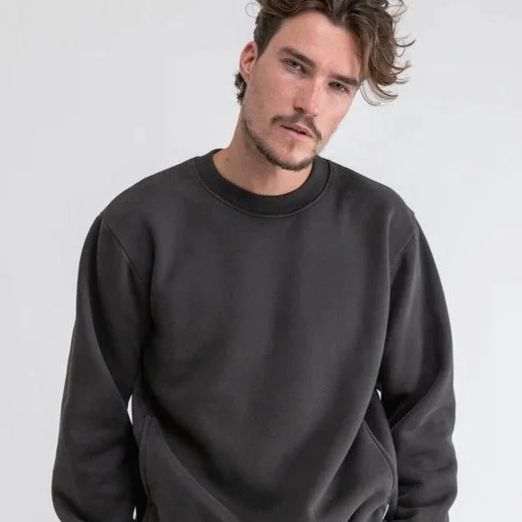 Classic Fleece Crew (Vintage Black)