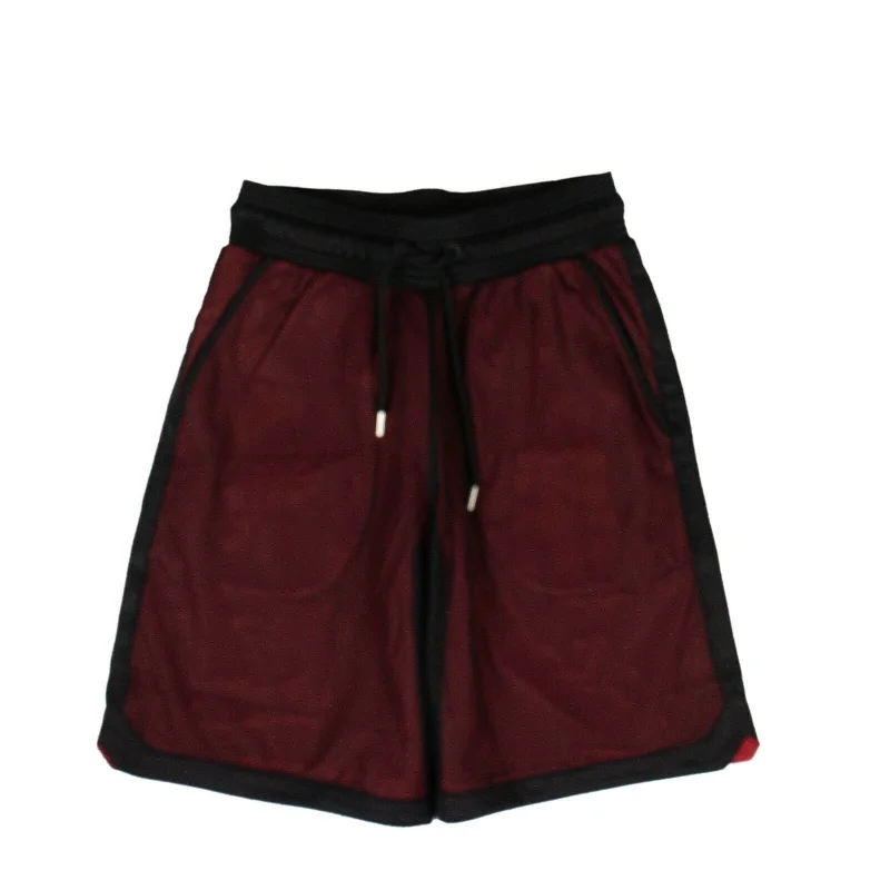 Cotton County Mesh Sweat Shorts - Red