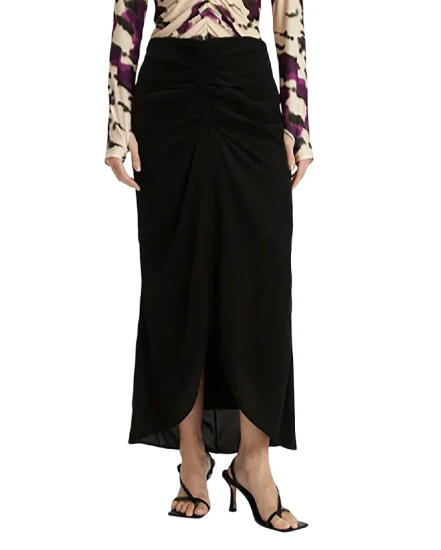 Cumbre Yasi Midi Skirt In Black