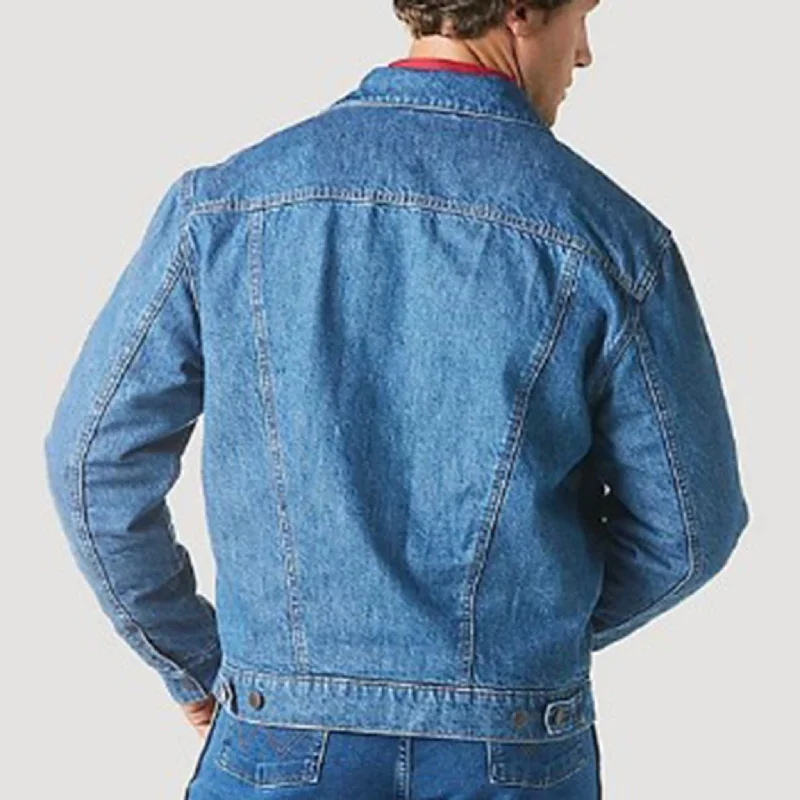 Wrangler Men's Denim Lined Jacket