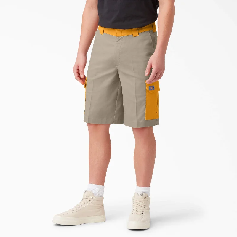 Dickies Mixed Media Cargo Shorts, 11""