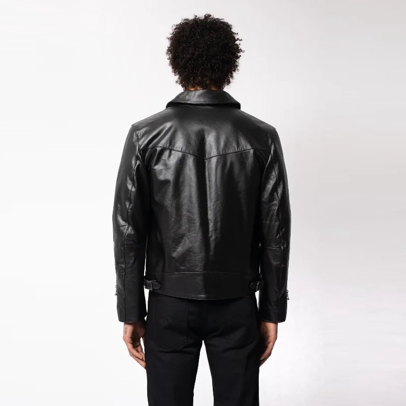 Eddy Leather Jacket (Black)