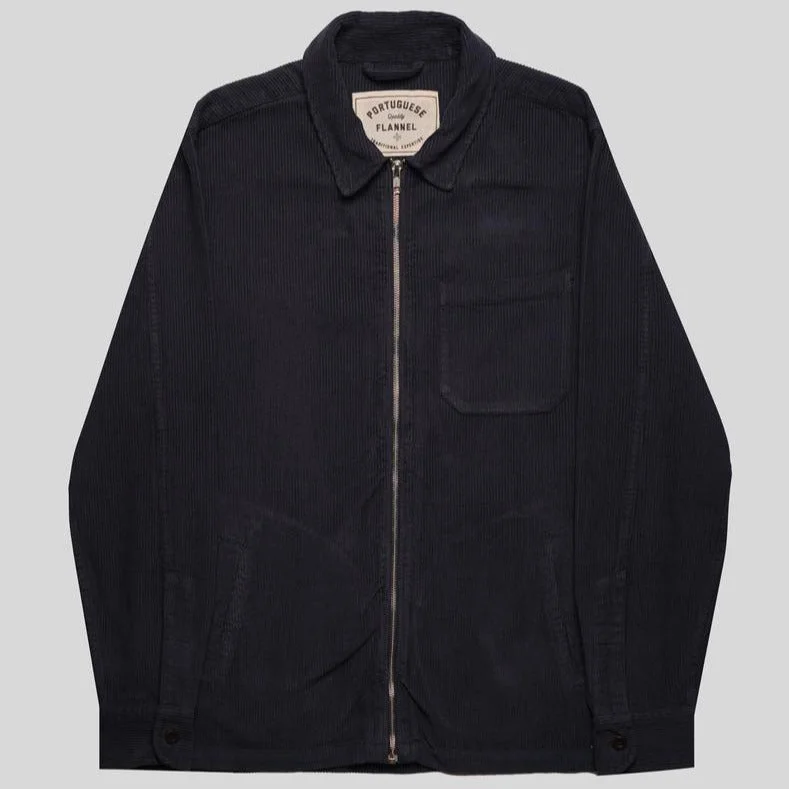 Fecho Corduroy Jacket (Blue)