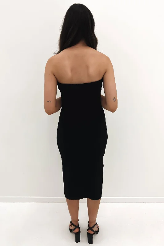 Harlow Midi Dress Black