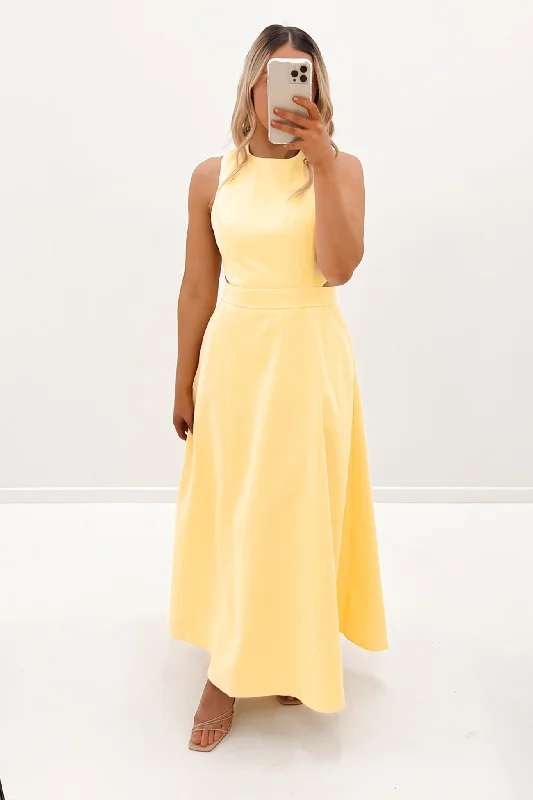 Inner Guidance Maxi Dress Lemon