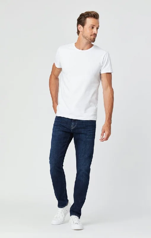 JAKE SLIM LEG JEANS IN DEEP FEATHER BLUE