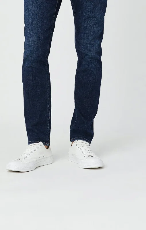 JAKE SLIM LEG JEANS IN DEEP FEATHER BLUE