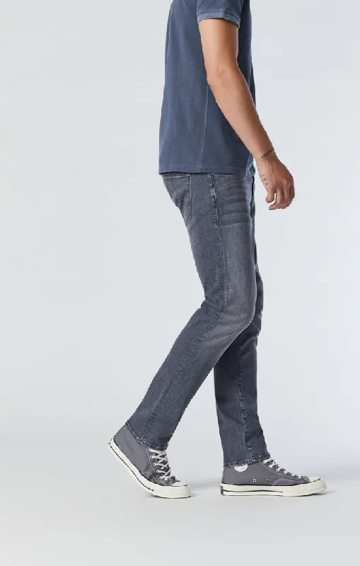 JAKE SLIM LEG JEANS IN MID GREY WILLIAMSBURG