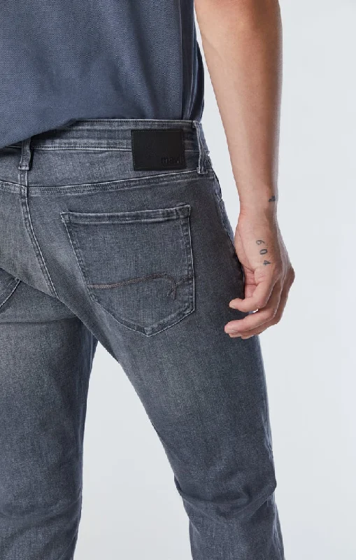 JAKE SLIM LEG JEANS IN MID GREY WILLIAMSBURG