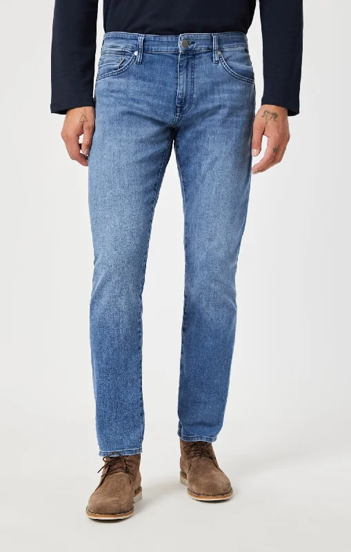 JAKE SLIM LEG IN BLUE STONE WILLIAMSBURG