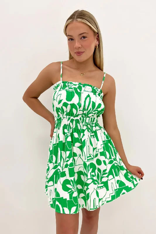 Joey Mini Dress Green