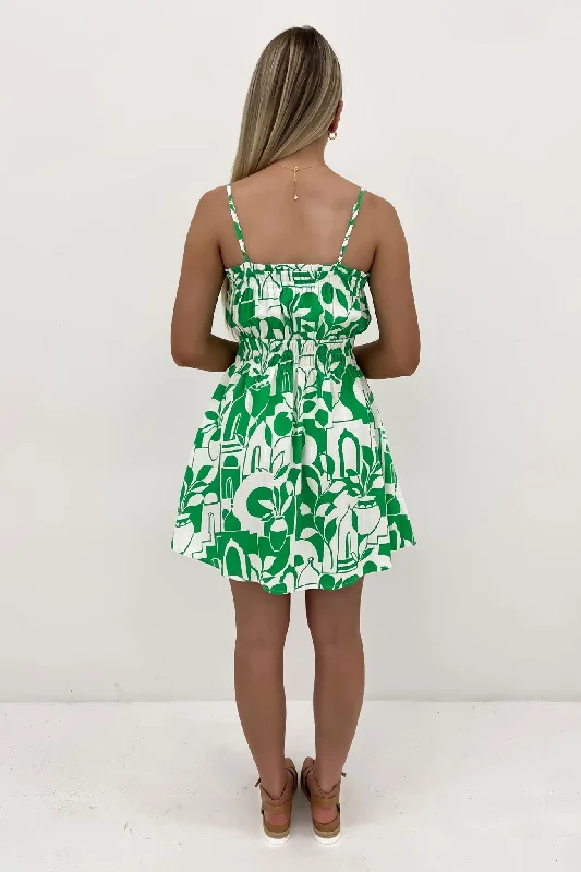 Joey Mini Dress Green