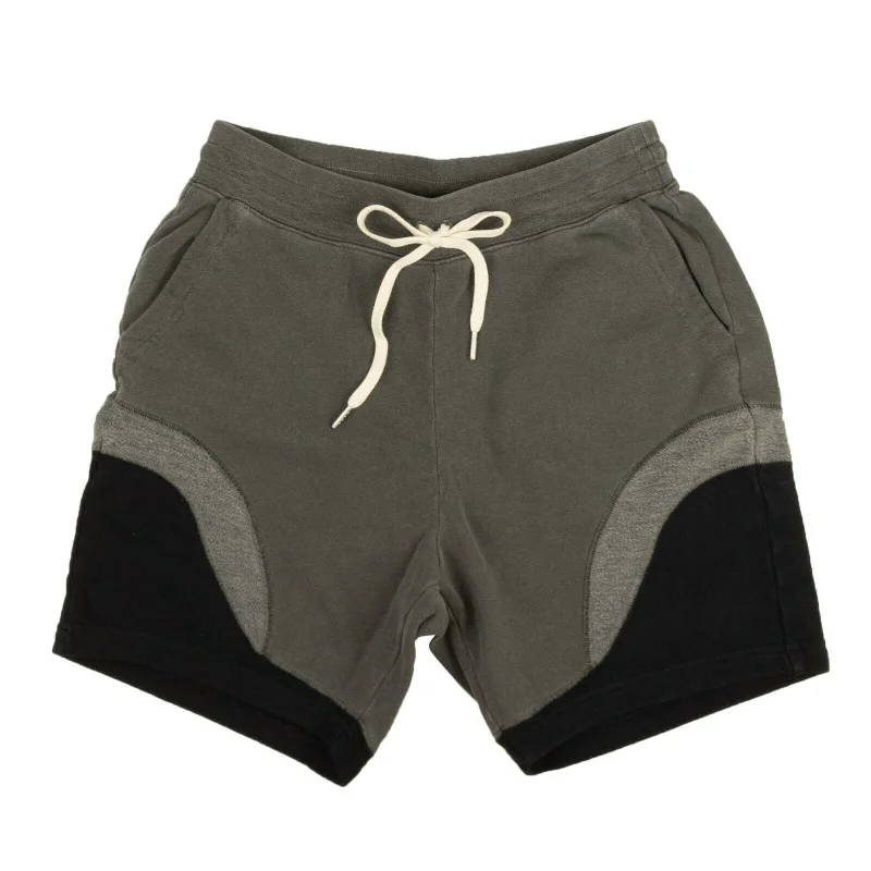 John Elliott Loose Stitch Shorts - Washed Black/Gray