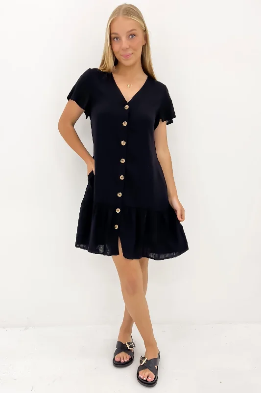 Kayla Mini Dress Black