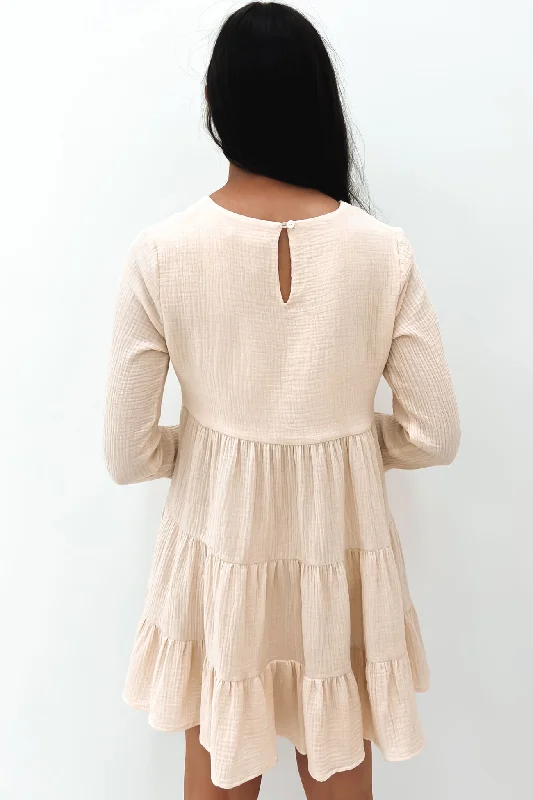 Kelly Mini Dress Beige