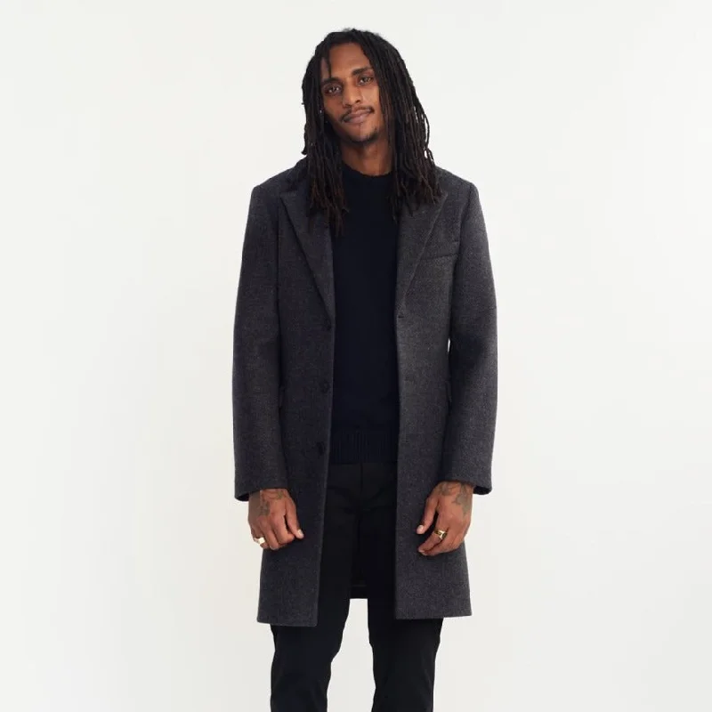 Kray Coat (Black + Charcoal)