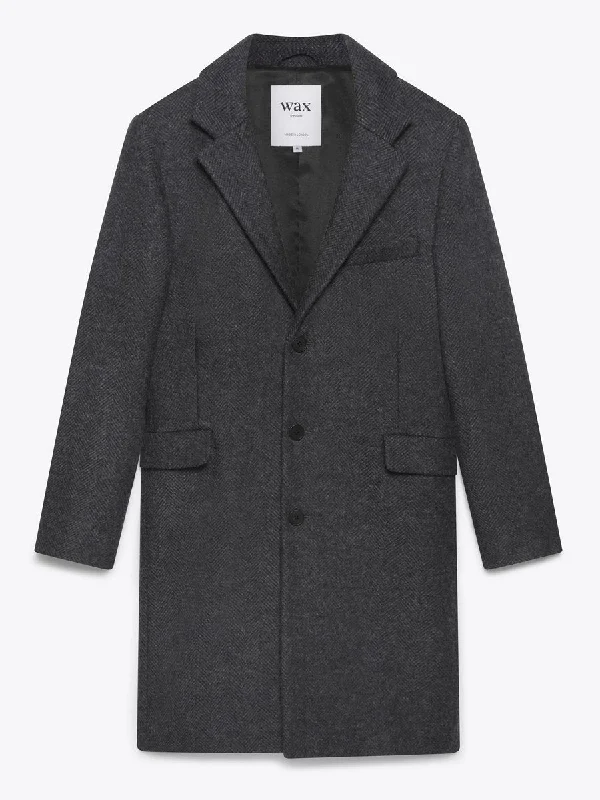 Kray Coat (Black + Charcoal)