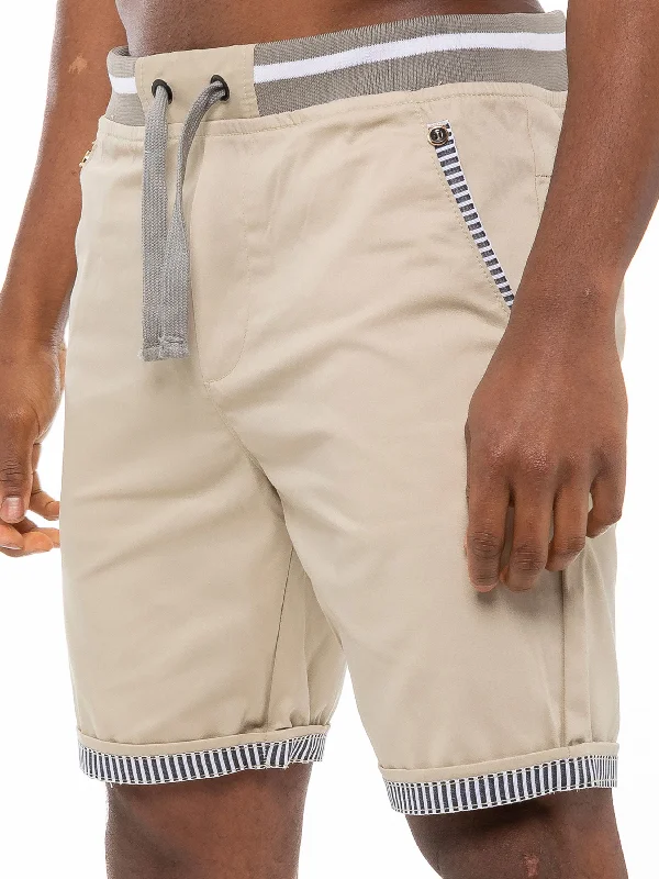 Kruze Mens Summer Casual Chino Shorts