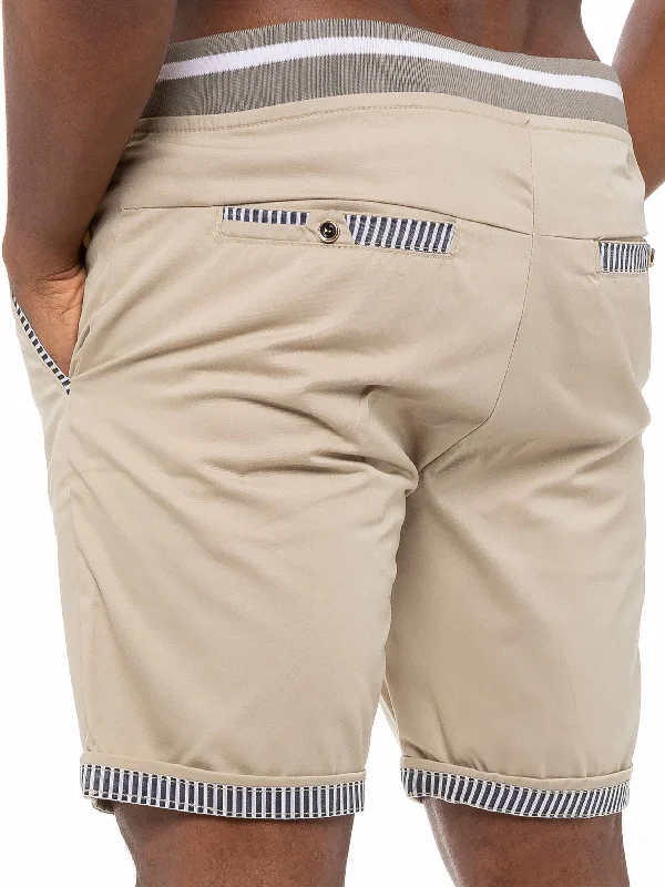 Kruze Mens Summer Casual Chino Shorts