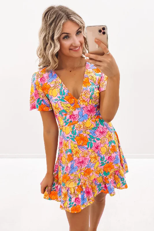 Leila Mini Dress Multi