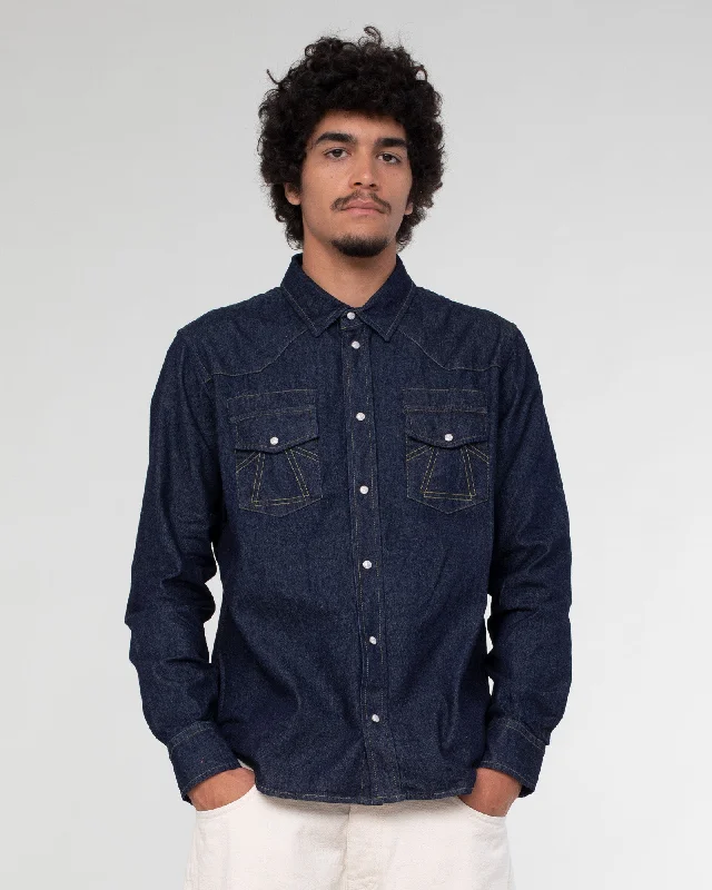 Western Shirt Texas Indigo