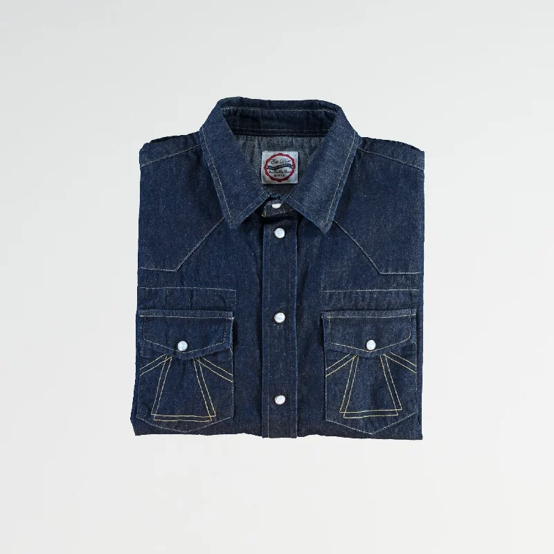 Western Shirt Texas Indigo