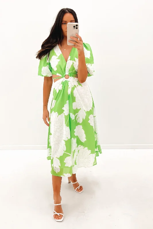 Nicole Maxi Dress Green