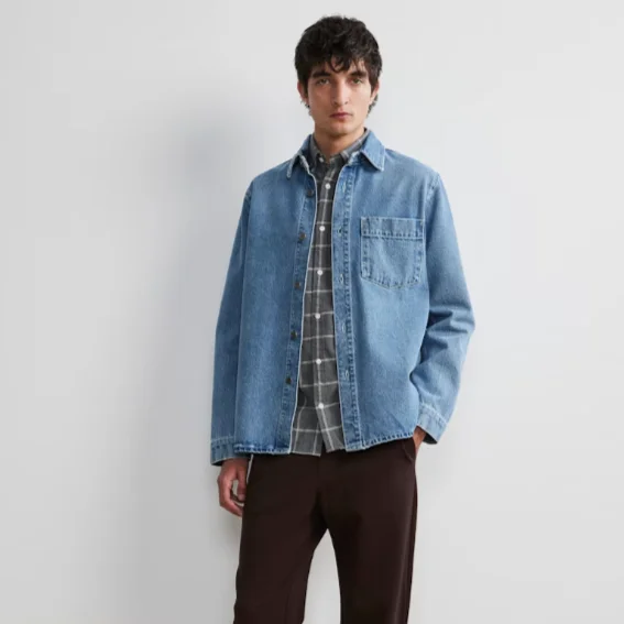 Peter 1816 Overshirt (Blue Denim)