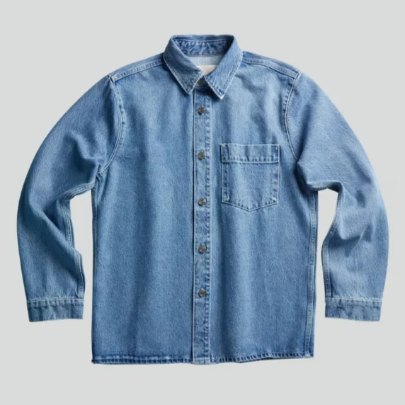 Peter 1816 Overshirt (Blue Denim)