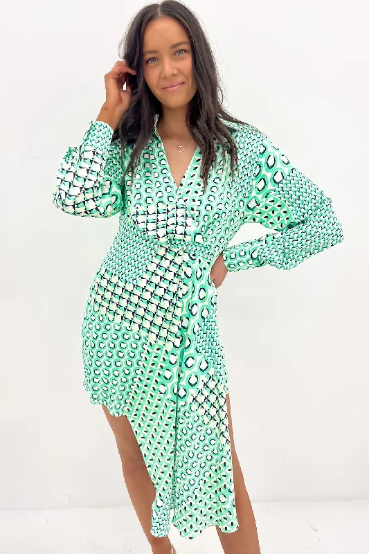 Quinne Mini Dress Green