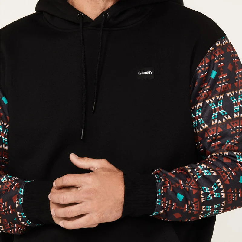 Hooey Men's Summit Black Aztec Hoodie