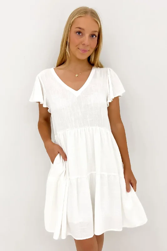 Valery Mini Dress White