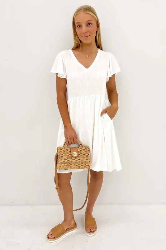 Valery Mini Dress White