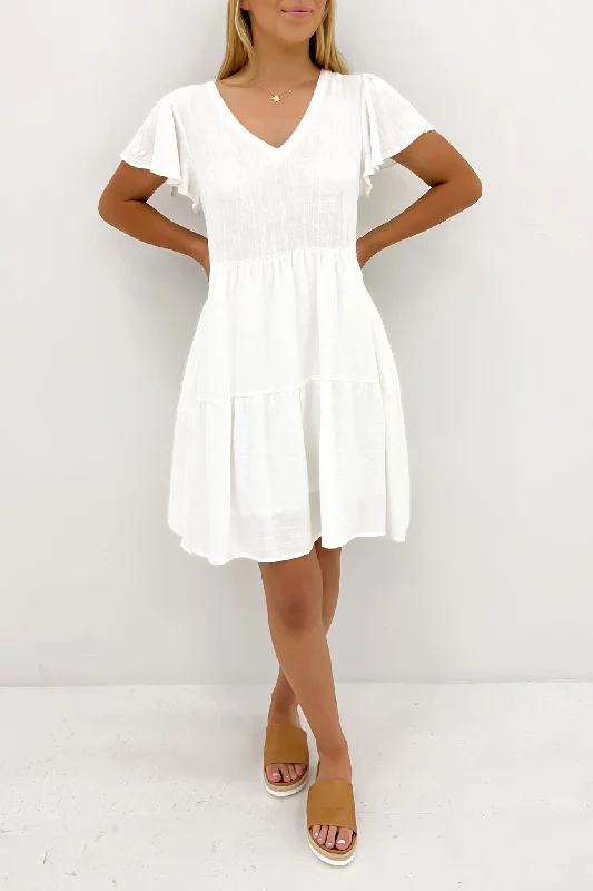 Valery Mini Dress White