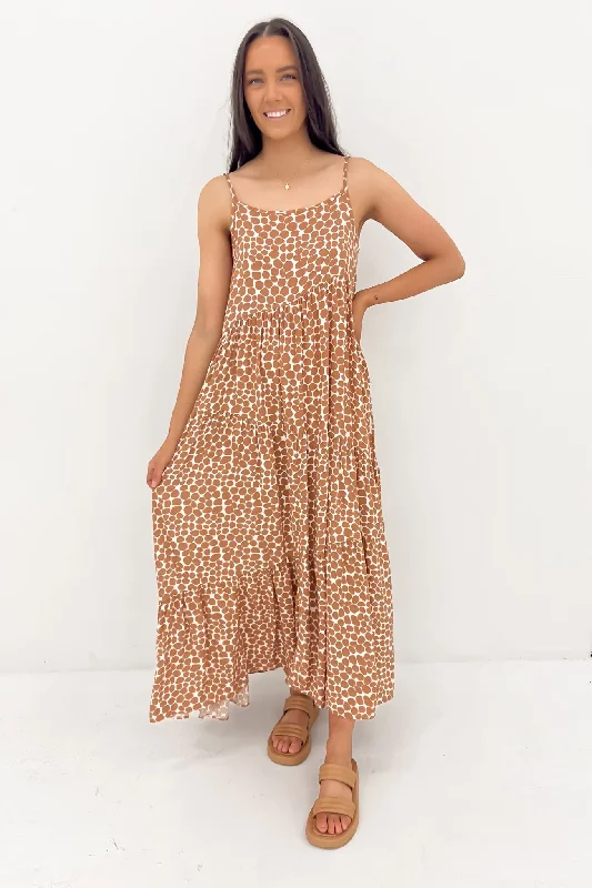 Waylon Midi Dress Desert Pebble