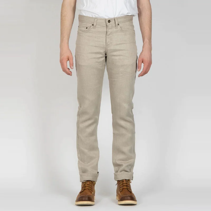 Weird Guy Raw Linen Denim (Natural)