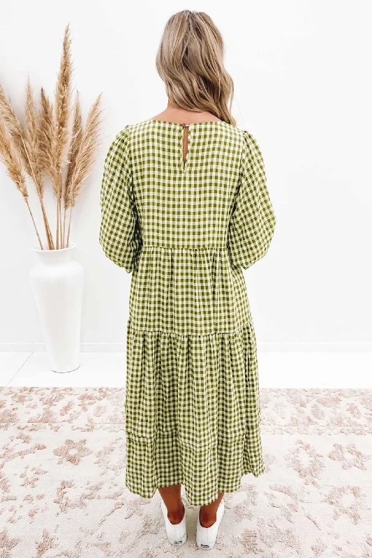 Westley Midi Dress Green