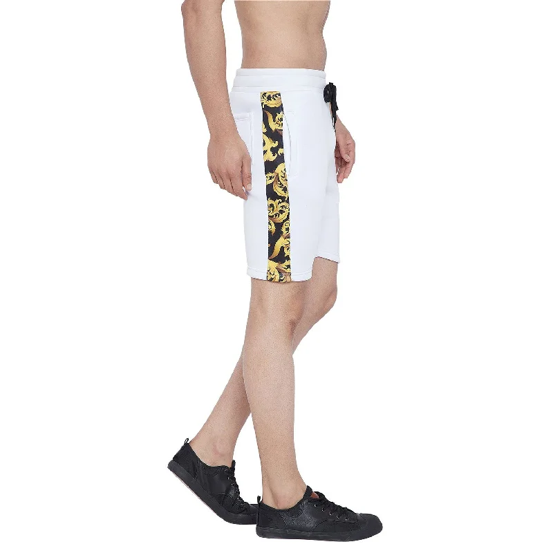 White Venetian Scuba Shorts