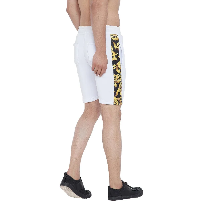 White Venetian Scuba Shorts