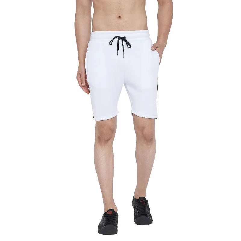 White Venetian Scuba Shorts