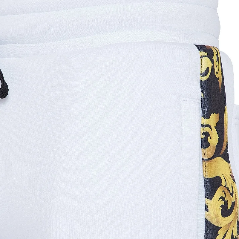 White Venetian Scuba Shorts